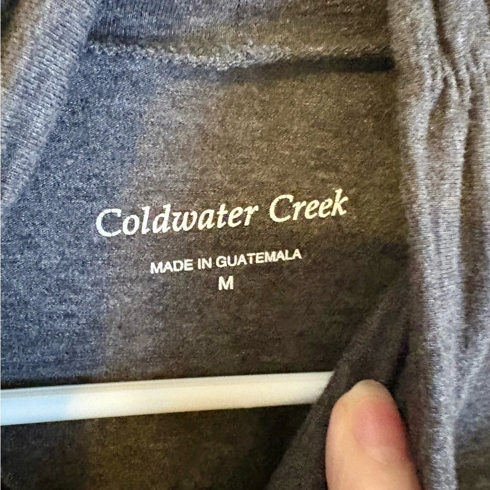 Coldwater Creek Dark Gray Turtleneck Top - Picture 4 of 7